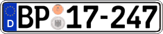 German license plate, Authorities and federal agencies