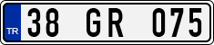 License plate of Turkey, Regular plates