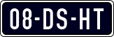License plate of the Netherlands, Cars