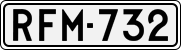 License plate of Finland, Cars