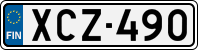 License plate of Finland, Cars