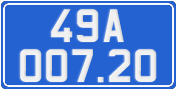 License plate of Vietnam, Government and public administrations