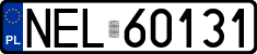 License plates of Poland, Regular car plates