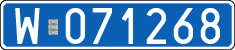 License plates of Poland, Diplomatic