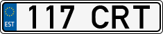 License plate of Estonia, Regular car plates