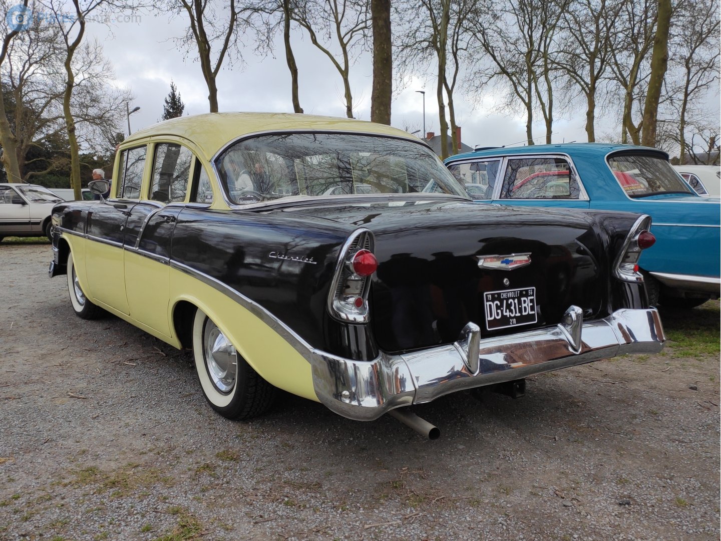 DG-431-BE, Chevrolet 210 2nd gen 1956 4-door Sedan (2103-1019; A-body), 1st facelift, 1955–1956