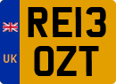 License plate of the United Kingdom, 2001 year system