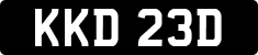 License plate of the United Kingdom, 1963 year system