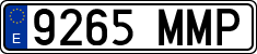 License plates of Spain, Ordinary (2000)