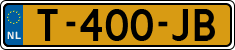 License plate of the Netherlands, Cars