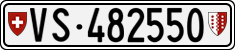License plate of Switzerland, Cars