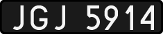 License plates of Poland, 1976 year system