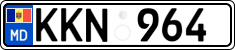 License plate of Moldova, Cars (2015)