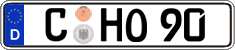 German license plate, Regular plates