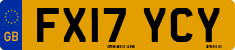 License plate of the United Kingdom, 2001 year system