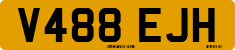 License plate of the United Kingdom, 1983 year system