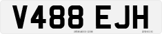 License plate of the United Kingdom, 1983 year system