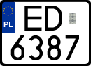 License plates of Poland, Special vehicles and motorcycles