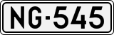 License plate of Finland, Cars