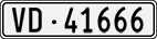 License plate of Switzerland, Cars