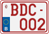 License plate of Belgium, Vanity Plates (2014)