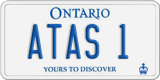 Ontario, Vanity Plates