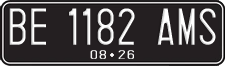 License plate of Indonesia, Regular plates