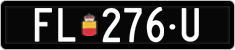 License plate of Liechtenstein, Dealer (with 
