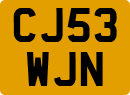 License plate of the United Kingdom, 2001 year system