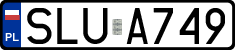 License plates of Poland, Regular car plates