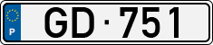License plate of Portugal, Trailers