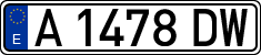 License plates of Spain, 1971 year series
