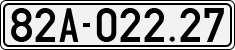 License plate of Vietnam, Cars