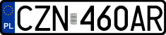 License plates of Poland, Regular car plates