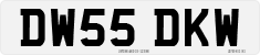 License plate of the United Kingdom, 2001 year system