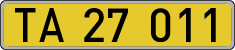 License plates of Spain, Diplomatic