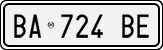 License plate of Italy, Cars (1994 year series)