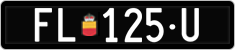 License plate of Liechtenstein, Dealer (with 