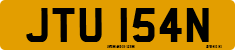 License plate of the United Kingdom, 1963 year system