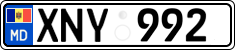 License plate of Moldova, Cars (2015)