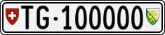 License plate of Switzerland, Cars