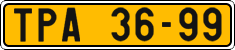 License plate of the Czech Republic, Commercial vehicles (1960)