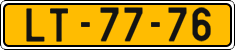 License plate of the Czech Republic, Commercial vehicles (1960)