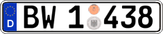 German license plate, Authorities and federal agencies