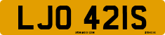 License plate of the United Kingdom, 1963 year system