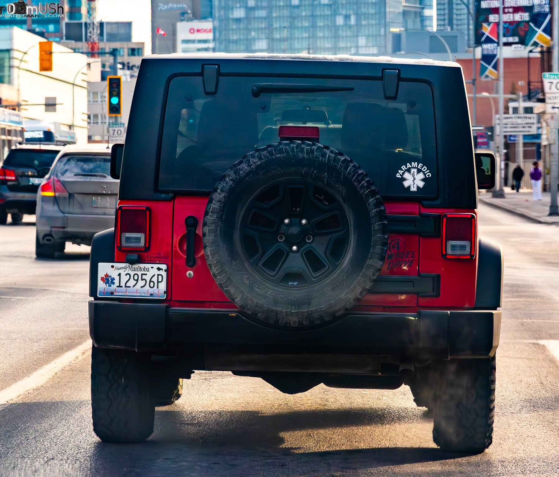 12956P, Jeep Wrangler 3rd gen 5-door SUV (JK), 2006–2018