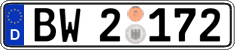 German license plate, Authorities and federal agencies