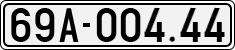 License plate of Vietnam, Cars