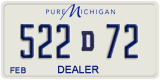 Michigan, Dealer (12D345 / 123D45)