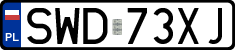 License plates of Poland, Regular car plates